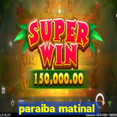 paraiba matinal